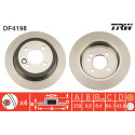 Jeu de disques de frein TRW DF4198