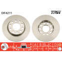 Jeu de disques de frein TRW DF4211