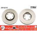 Jeu de disques de frein TRW DF4216