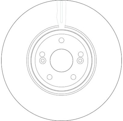 Disque de frein TRW DF4231S