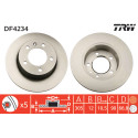 Jeu de disques de frein TRW DF4234
