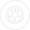 Jeu de disques de frein TRW DF4257