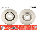 Jeu de disques de frein TRW DF4258S