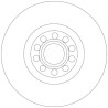 Jeu de disques de frein TRW DF4258S