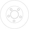 Jeu de disques de frein TRW DF4273S