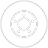 Jeu de disques de frein TRW DF4277