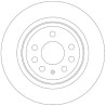 Jeu de disques de frein TRW DF4284