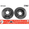 Jeu de disques de frein TRW DF4328