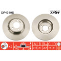 Jeu de disques de frein TRW DF4349S
