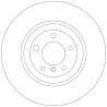 Jeu de disques de frein TRW DF4350S