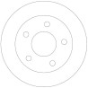 Jeu de disques de frein TRW DF4357