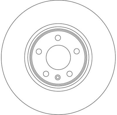 Disque de frein TRW DF4358S