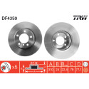 Jeu de disques de frein TRW DF4359
