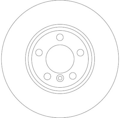 Jeu de (2) disques de frein TRW DF4361