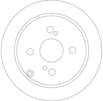 Jeu de (2) disques de frein TRW DF4404