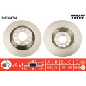 Jeu de disques de frein TRW DF4434