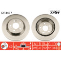 Jeu de disques de frein TRW DF4437