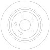 Jeu de disques de frein TRW DF4437