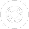 Jeu de disques de frein TRW DF4439