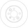 Jeu de disques de frein TRW DF4455