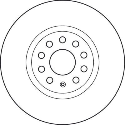 Disque de frein TRW DF4464S