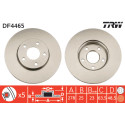 Jeu de disques de frein TRW DF4465