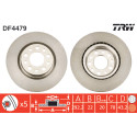 Jeu de disques de frein TRW DF4479