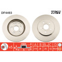Jeu de disques de frein TRW DF4493