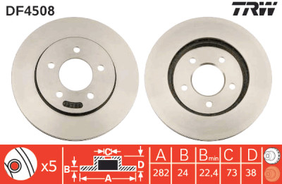 Jeu de disques de frein
