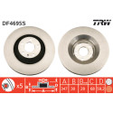 Jeu de disques de frein TRW DF4695S
