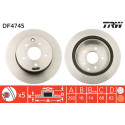 Jeu de disques de frein TRW DF4745