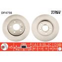 Jeu de disques de frein TRW DF4756