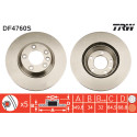 Jeu de disques de frein TRW DF4760S