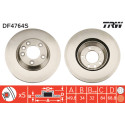 Jeu de disques de frein TRW DF4764S