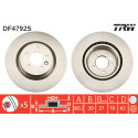 Jeu de disques de frein TRW DF4792S