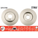 Jeu de disques de frein TRW DF4799