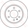 Jeu de disques de frein TRW DF4823S