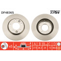 Jeu de disques de frein TRW DF4836S