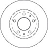 Jeu de disques de frein TRW DF4836S