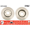 Jeu de disques de frein TRW DF6108S