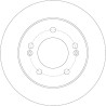 Jeu de disques de frein TRW DF6144