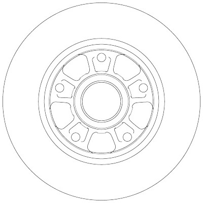 Jeu de (2) disques de frein TRW DF6182