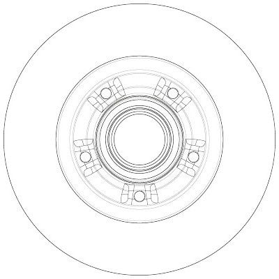 Disque de frein TRW DF6203BS