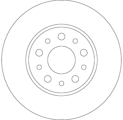 Jeu de (2) disques de frein TRW DF6228