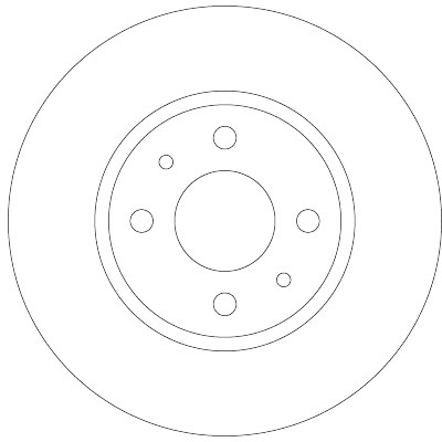 Jeu de (2) disques de frein TRW DF6231