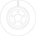Jeu de disques de frein TRW DF6244S