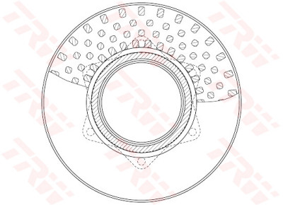 Disque de frein TRW DF6334S