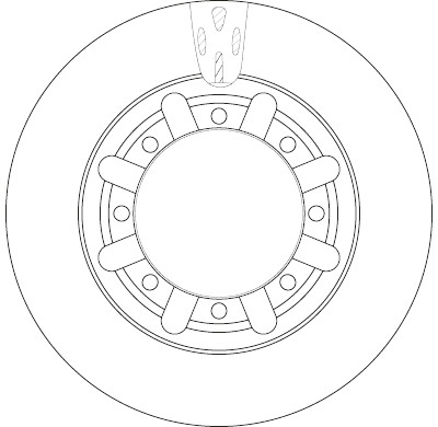 Disque de frein TRW DF6335S