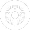 Jeu de disques de frein TRW DF6376