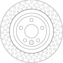 Jeu de 2 disques de frein